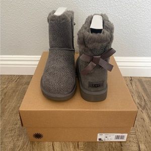 UGG Mini Bailey Bow Micro Cheetah